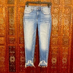 Kancan Signature Mid-Rise Light Wash Jeans
